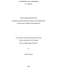 Cover page: Maximizing Signal Detection and Improving Radio Frequency Interference Identification in the Search for Radio Technosignatures