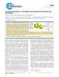 Cover page: Symmetry Breaking in Tetrahedral Chiral Plasmonic Nanoparticle Assemblies