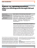 Cover page: ADRA1A–Gαq signalling potentiates adipocyte thermogenesis through CKB and TNAP