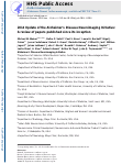 Cover page: 2014 Update of the Alzheimer's Disease Neuroimaging Initiative: A review of papers published since its inception