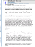 Cover page: Urinary Markers of Fibrosis and Risk of Cardiovascular Events and Death in Kidney Transplant Recipients: The FAVORIT Trial