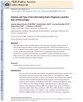 Cover page: Volume and Type of Alcohol During Early Pregnancy and the Risk of Miscarriage