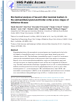 Cover page: Biochemical analyses of tau and other neuronal markers in the submandibular gland and frontal cortex across stages of Alzheimer disease