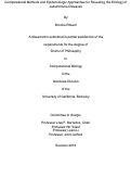 Cover page: Computational Methods and Epidemiologic Approaches for Revealing the Etiology of Autoimmune Diseases