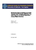 Cover page: Relationships Between Self-Reported Unfair Treatment and Prescription Medication Use, Illicit Drug Use, and Alcohol Dependence Among Filipino Americans