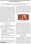 Cover page: Design of a VHF-band RF Photoinjector with Megahertz Beam Repetition Rate