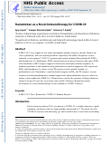 Cover page: Ramatroban as a Novel Immunotherapy for COVID-19.