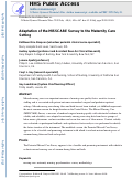 Cover page: Adaptation of the MISSCARE Survey to the Maternity Care Setting