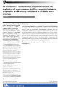 Cover page: An international standardization programme towards the application of gene expression profiling in routine leukaemia diagnostics: the Microarray Innovations in LEukemia study prephase