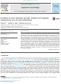 Cover page: Evolution of word meanings through metaphorical mapping: Systematicity over the past millennium