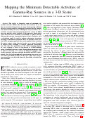 Cover page: Mapping the Minimum Detectable Activities of Gamma-Ray Sources in a 3-D Scene