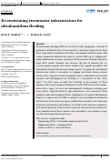 Cover page: Re‐envisioning stormwater infrastructure for ultrahazardous flooding