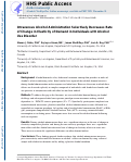 Cover page: Intravenous Alcohol Administration Selectively Decreases Rate of Change in Elasticity of Demand in Individuals With Alcohol Use Disorder