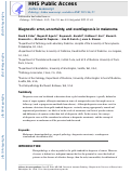 Cover page: Diagnostic error, uncertainty, and overdiagnosis in melanoma.