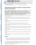 Cover page: Observational and Genetic Associations of Resting Heart Rate With Aortic Valve Calcium