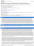 Cover page: Two-photon Imaging of Cellular Dynamics in the Mouse Spinal Cord