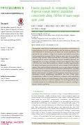 Cover page: Inverse approach to estimating larval dispersal reveals limited population connectivity along 700 km of wave-swept open coast