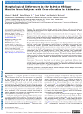 Cover page: Morphological Differences in the Inferior Oblique Muscles from Subjects with Over-elevation in Adduction