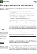 Cover page: Food Avoidance and Aversive Goal Value Computation in Anorexia Nervosa.