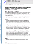 Cover page: Population Scale Retrospective Analysis Reveals Potential Risk of Cholestasis in Pregnant Women Taking Omeprazole, Lansoprazole, and Amoxicillin