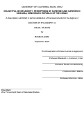 Cover page: Delightful or Decadent?: Perceptions of Sapeuses and Sapeurs in Kinshasa, Democratic Republic of the Congo