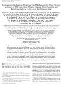 Cover page: Development of an expressed sequence tag (EST) resource for wheat (Triticum aestivum L.): EST generation, unigene analysis, probe selection and bioinformatics for a 16,000-locus bin-delineated map.