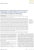 Cover page: Identification of a Novel Nematotoxic Protein by Challenging the Model Mushroom Coprinopsis cinerea with a Fungivorous Nematode