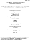 Cover page: Preventing Indoor Environment-Related Symptom Complaints in Office Buildings