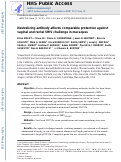 Cover page: Neutralizing antibody affords comparable protection against vaginal and rectal simian/human immunodeficiency virus challenge in macaques