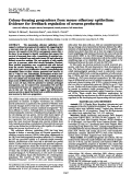 Cover page: Colony-forming progenitors from mouse olfactory epithelium: evidence for feedback regulation of neuron production.