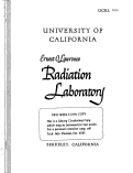 Cover page: SEARCH FOR POSITIVE PARTICLES OF MASSES ABOUT 500me AND 1400 me