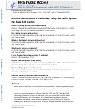 Cover page: Accurate Measurement In Californias Safety-Net Health Systems Has Gaps And Barriers.