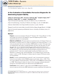 Cover page: In vivo evaluation of quantitative percussion diagnostics for determining implant stability.