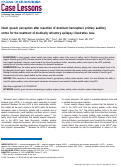 Cover page: Intact speech perception after resection of dominant hemisphere primary auditory cortex for the treatment of medically refractory epilepsy: illustrative case.