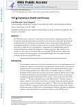 Cover page: TGF-β signaling in health and disease.