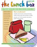 Cover page of The Lunch Box Series, A: Healthy Lunches for Preschool Children