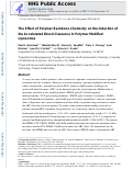 Cover page: The effect of polymer backbone chemistry on the induction of the accelerated blood clearance in polymer modified liposomes