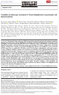 Cover page: Variability in endoscopic assessment of Nissen fundoplication wrap integrity and hiatus herniation.