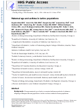 Cover page: Maternal age and asthma in Latino populations