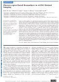 Cover page: Photoreceptor-Based Biomarkers in AOSLO Retinal Imaging