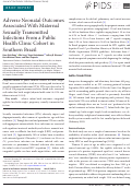 Cover page: Adverse Neonatal Outcomes Associated With Maternal Sexually Transmitted Infections From a Public Health Clinic Cohort in Southern Brazil