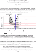 Cover page: The Linguistic Basis of Phonetic Coherence