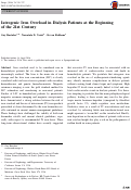 Cover page: Iatrogenic Iron Overload in Dialysis Patients at the Beginning of the 21st Century