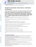 Cover page: Rasagiline for amyotrophic lateral sclerosis: A randomized, controlled trial