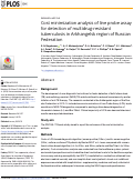 Cover page: Cost minimization analysis of line probe assay for detection of multidrug-resistant tuberculosis in Arkhangelsk region of Russian Federation