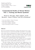 Cover page: Computational Studies of Human Motion: Part 1, Tracking and Motion Synthesis