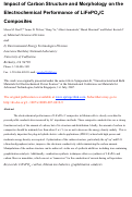 Cover page: Impact of carbon structure and morphology on the electrochemical performance of LiFePO4/C composites