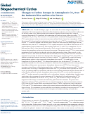 Cover page: Changes to Carbon Isotopes in Atmospheric CO2 Over the Industrial Era and Into the Future