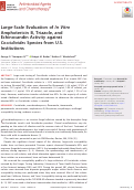 Cover page: Large-Scale Evaluation of In Vitro Amphotericin B, Triazole, and Echinocandin Activity against Coccidioides Species from U.S. Institutions