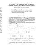 Cover page: On global well-posedness and scattering for the massive Dirac–Klein–Gordon system